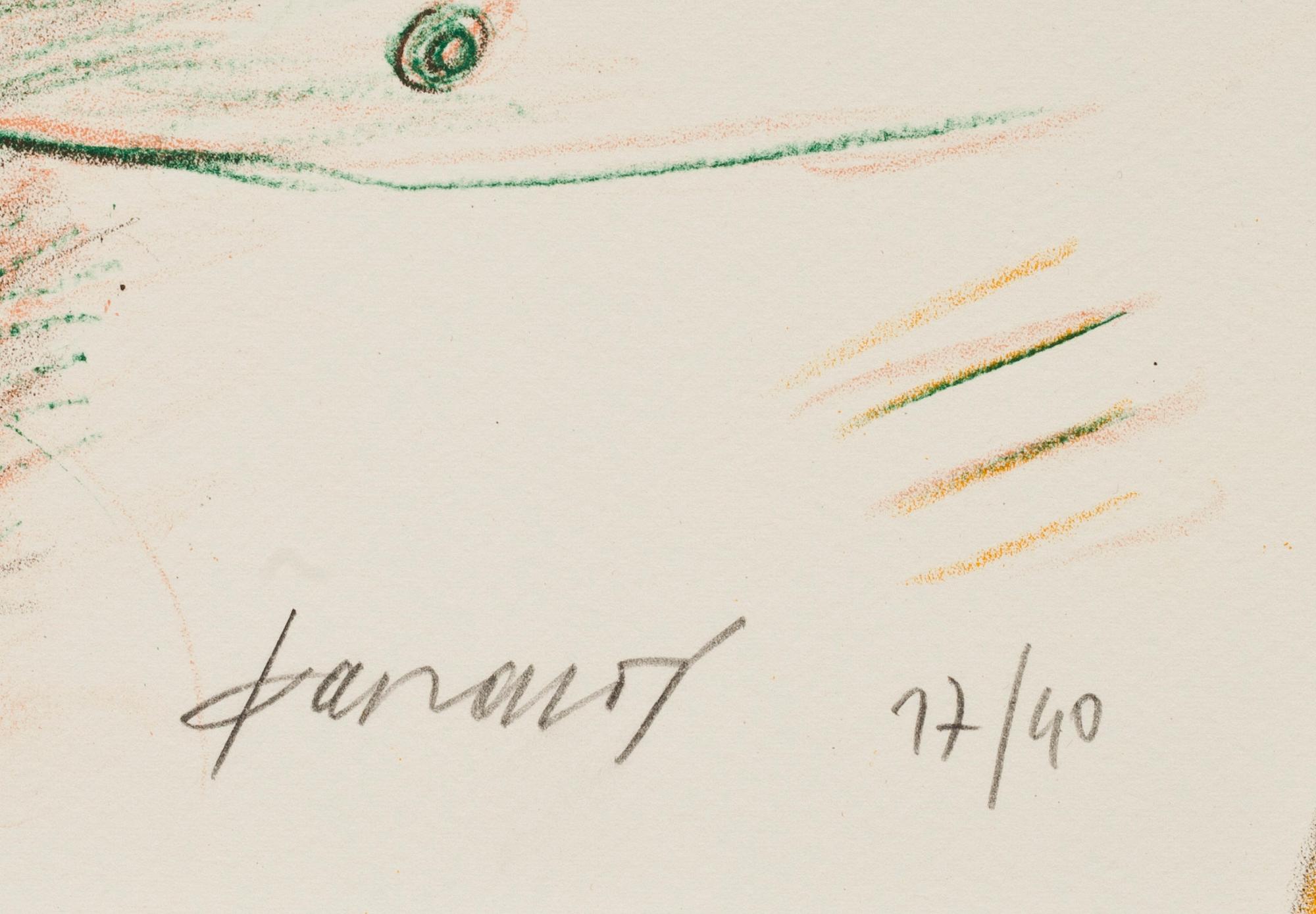 ALEXANDRE FASSIANOS, färglitografi, signerad och numrerad 17/40.