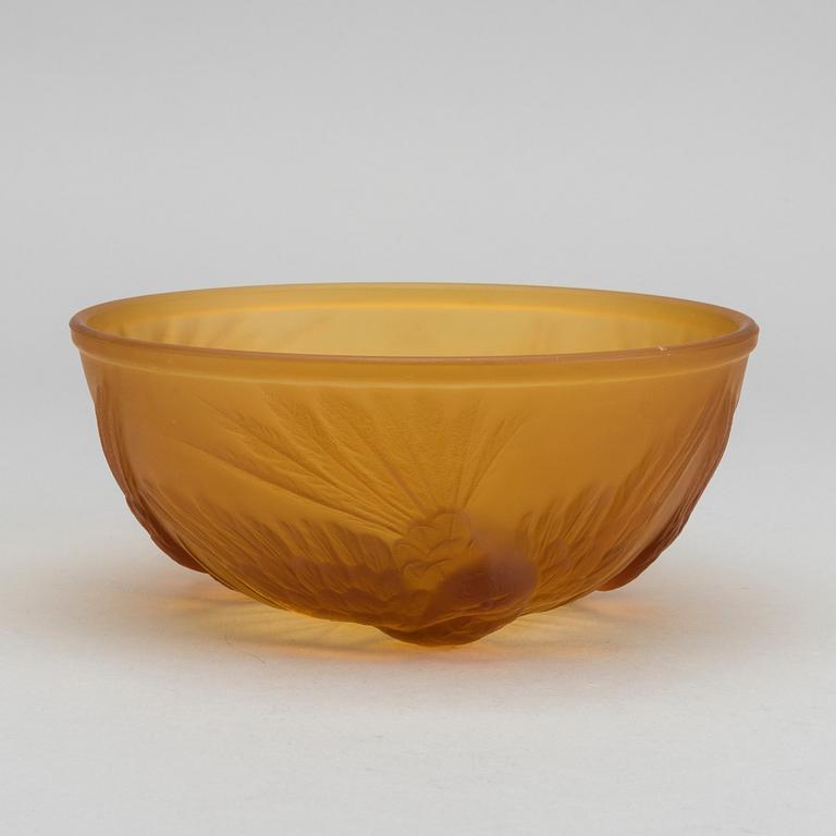 JAMES A. JOBLING & CO, a moulded Art Deco glass bowl.