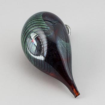 Oiva Toikka, skulptur, fågel, Nuutajärvi, Iittala Finland.