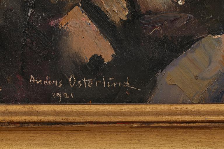 ANDERS OSTERLIND, olja på duk, sign och dat 1921.