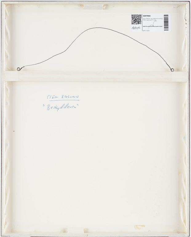 Sten Eklund, etching with watercolour, 1984, signed PT.