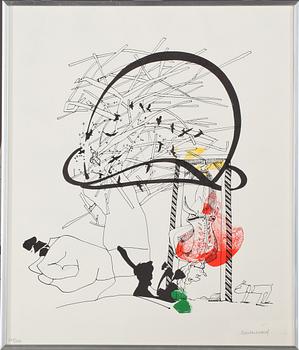 CARL FREDRIK REUTERSWÄRD, 4 st, färglitografier, signerade och numrerade 169/200.