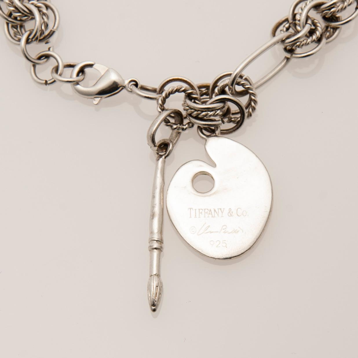 RANNEKORU, hopeaa, Tiffany & Co. Paino 16,4 g.