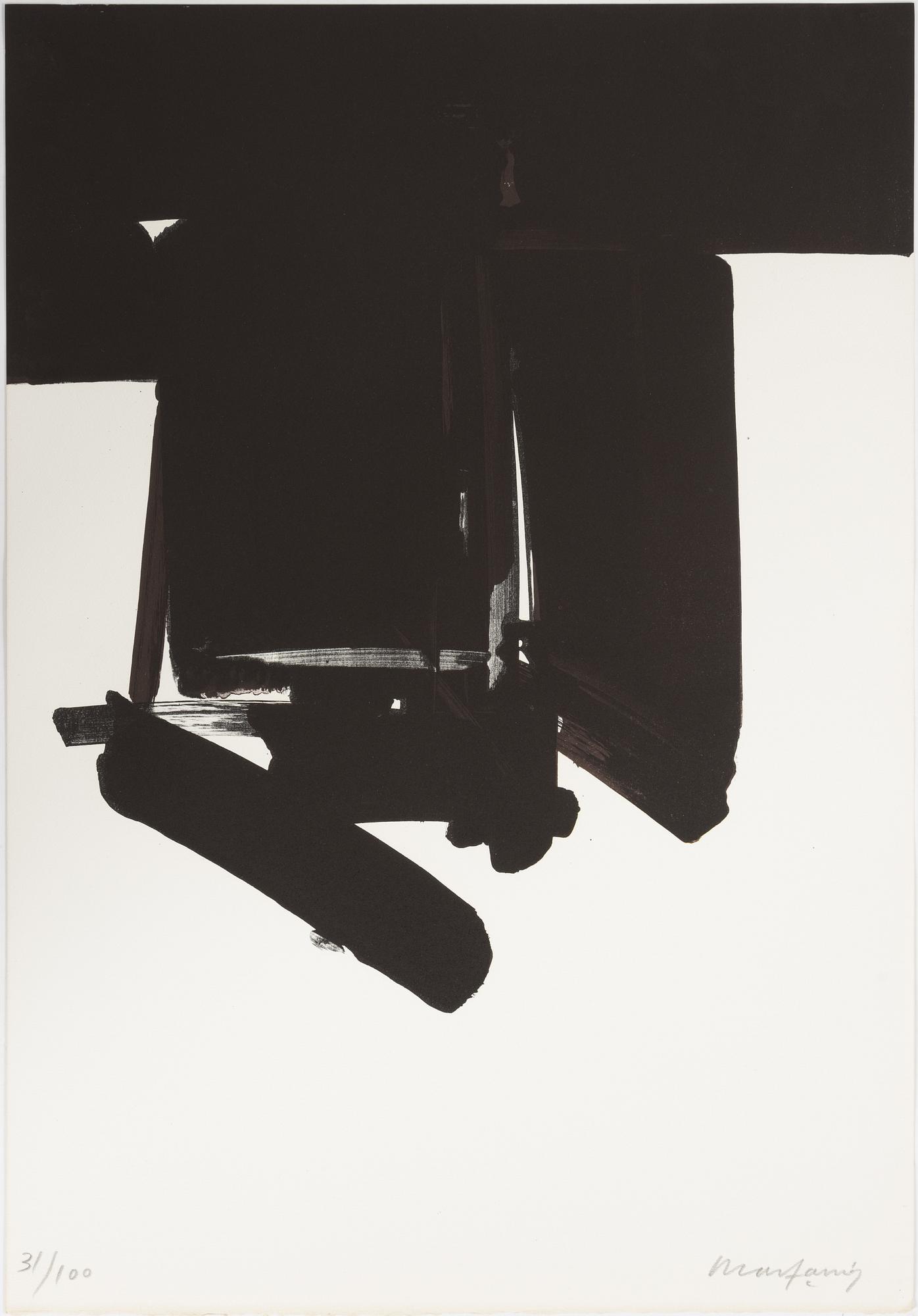 André Marfaing, lithograph in colours, signed 31/100.