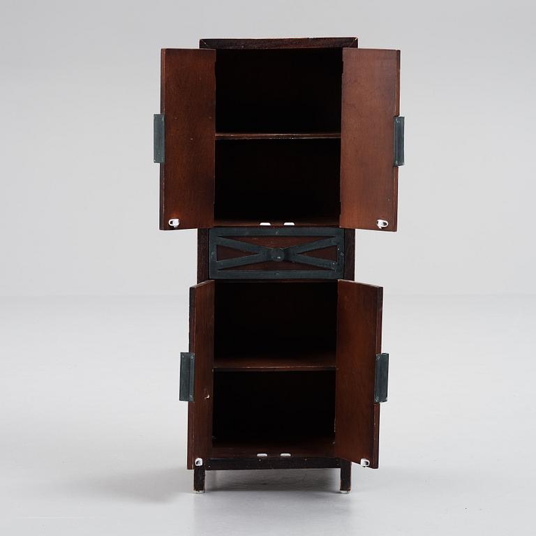 Cabinet, painted wood, 20th century.