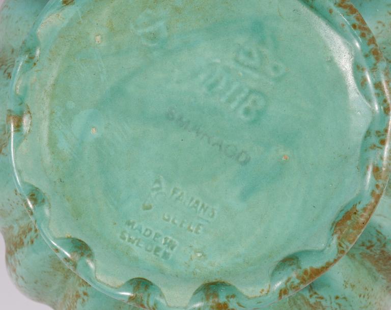 PARTI KERAMIK, 11 delar, bl.a Ewald Dahlskog, Bo Fajans. 1930-tal.