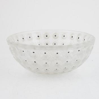 A "Nemours" glass bowl, Lalique, France, after 1945.