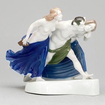 FIGURIN, porslin, Tyskland, 1900-tal.