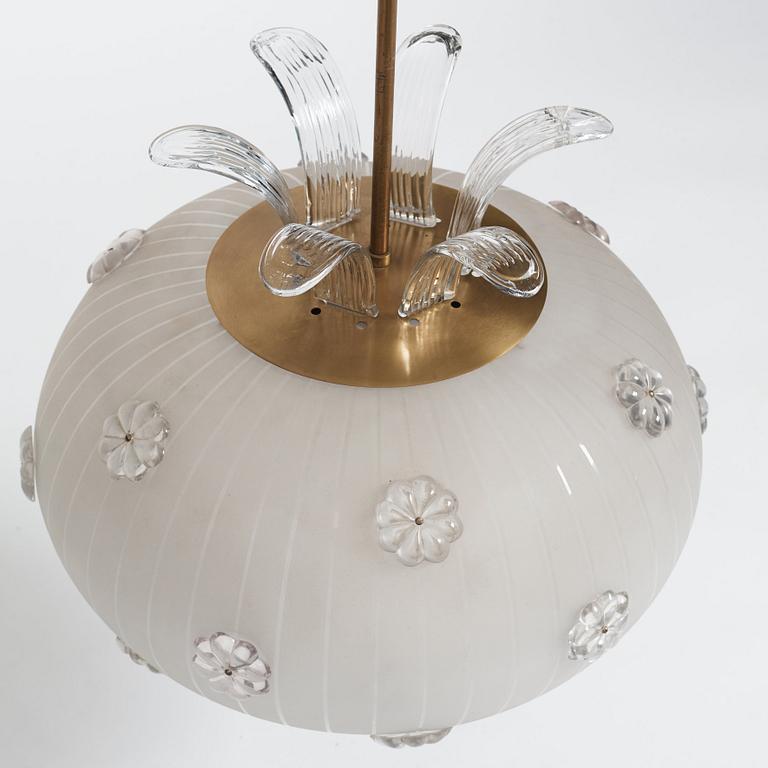 Harald Notini, a ceiling lamp, model "11556", Arvid Böhlmarks Lampfabrik, 1940s.