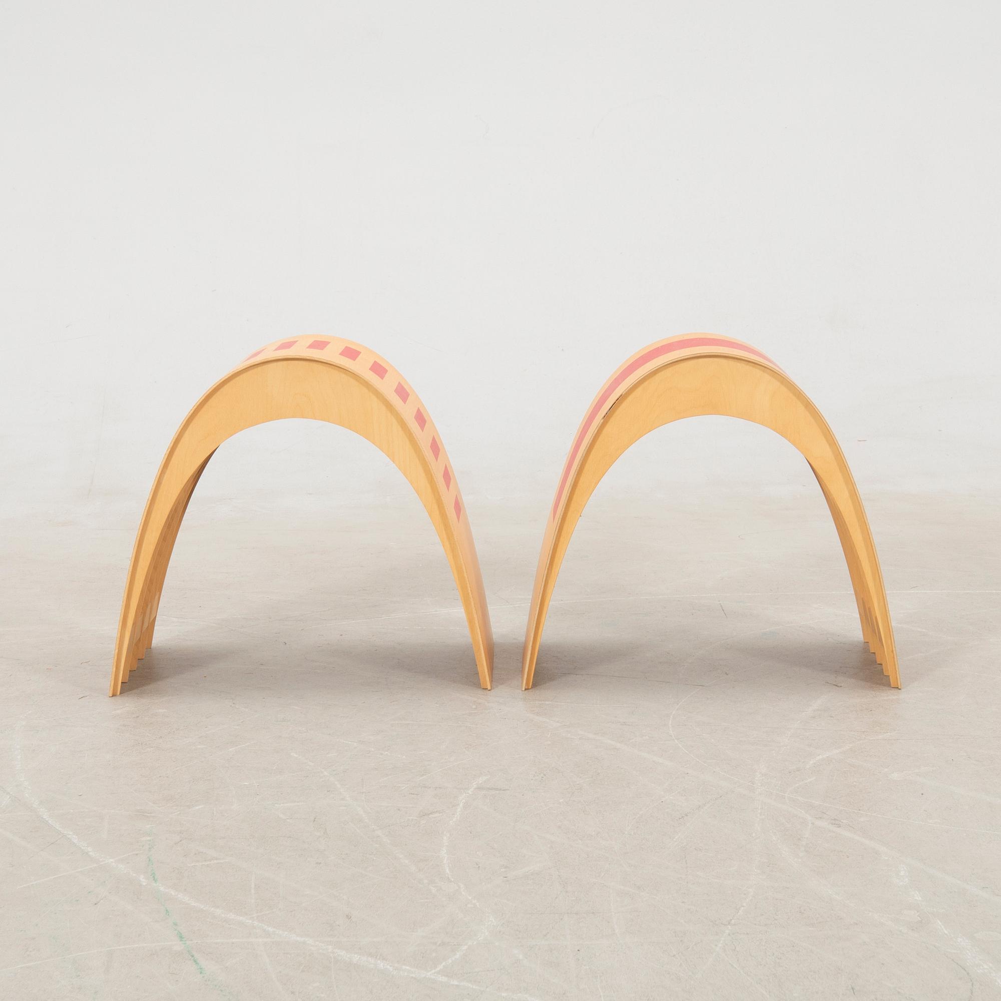Maxjenny Forslund & Thomas Bentzen, stools 2 pcs 2001.
