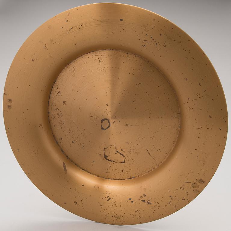 TAPIO WIRKKALA, FAT, brons, märkt "Kultakeskus Oy Design: Tapio Wirkkala Made in Finland", 1970-tal.