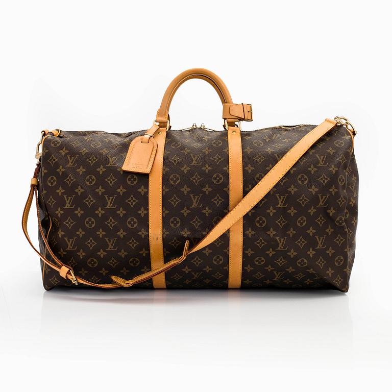 Louis Vuitton, viikonloppulaukku, "Keepall 60 Bandoulière".
