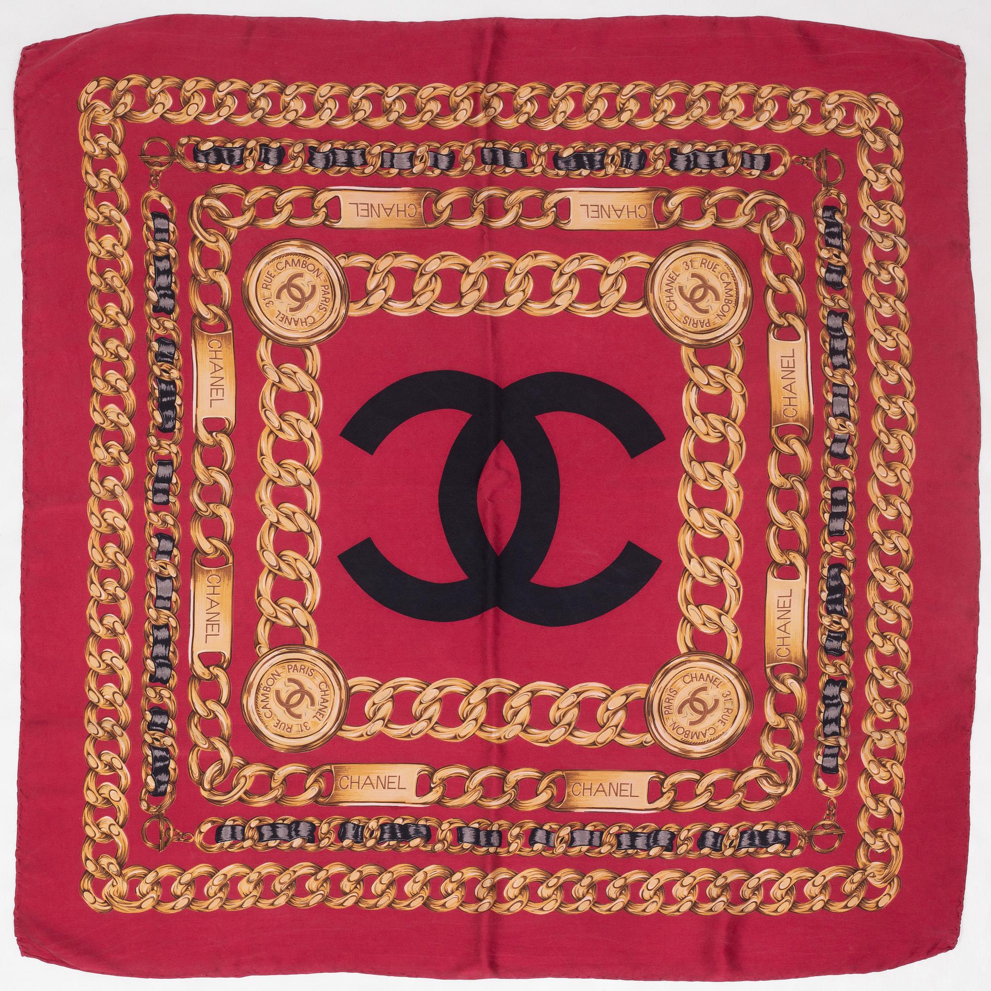 Chanel, a scarf, vintage.