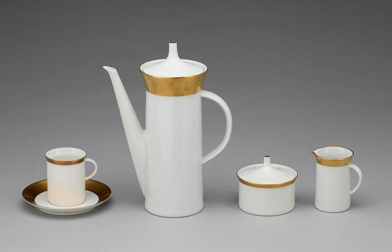 KAFFESERVIS, Rosenthal, 15 delar, Studio Line, 1900-talets mitt.