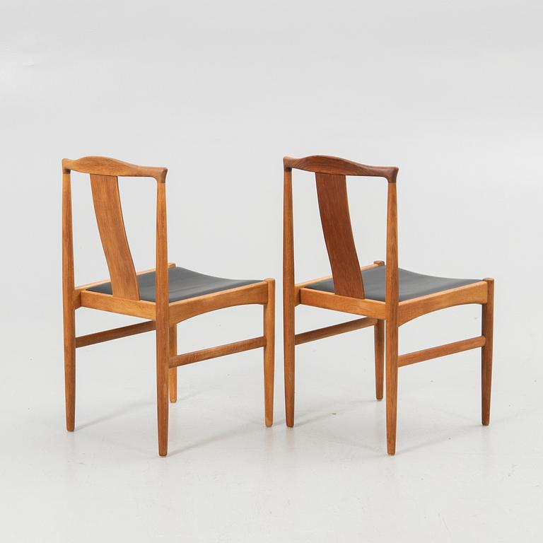 Jan Ekselius, chairs, 8 pcs, JOC Möbler, Vetlanda, second half of the 20th century.
