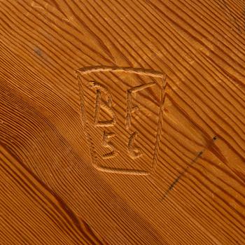 Bo Fjaestad, coffee table, own workshop, Arvika, 1956.