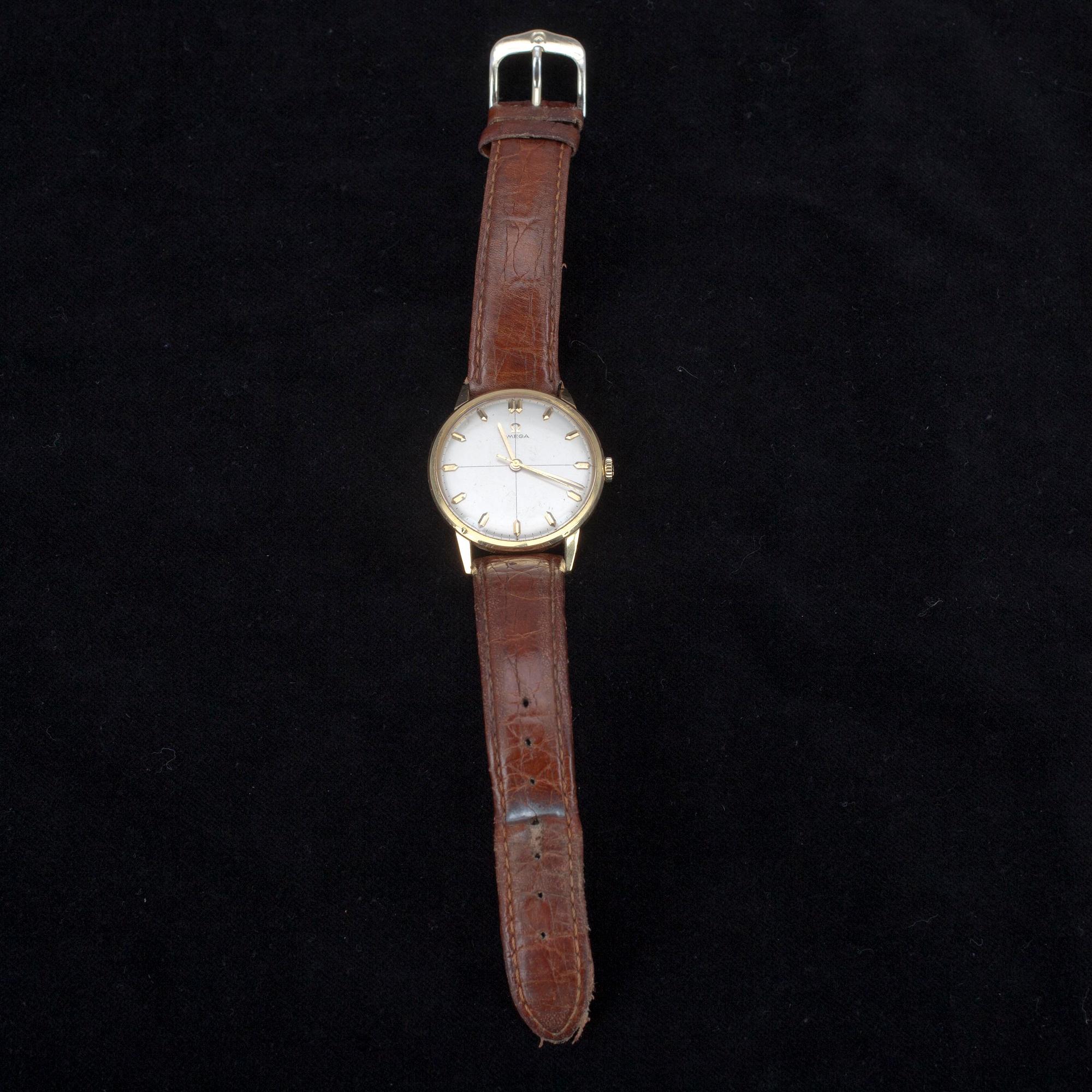 ARMBANDSUR, 18k, guld, Omega, 1960-tal.