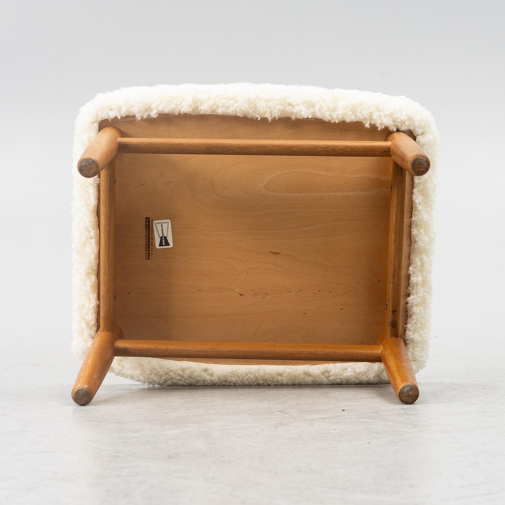 Børge Mogensen, stool, Karl Andersson, 1960s.