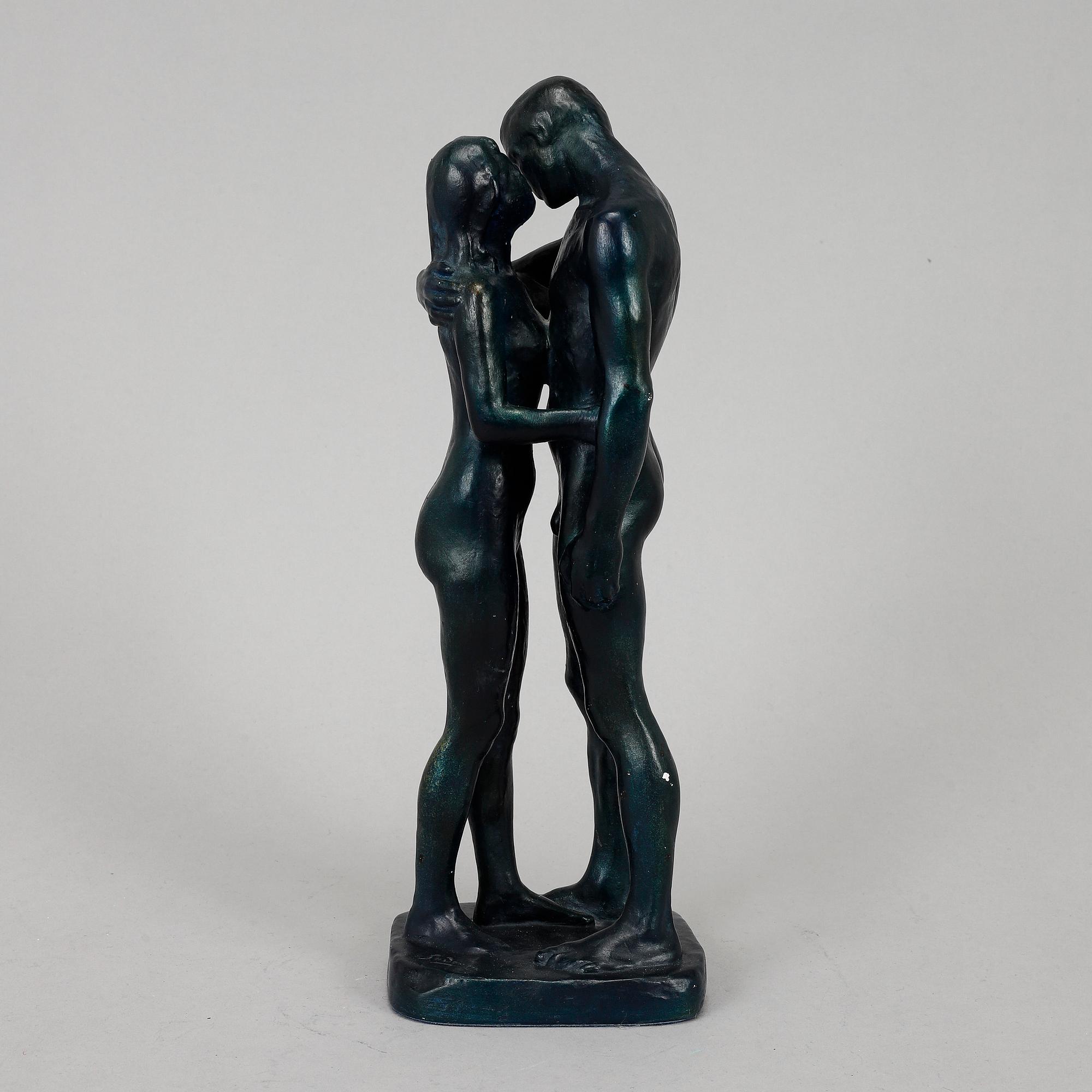 Gudmar Olovson, sculpture, plaster, signed.