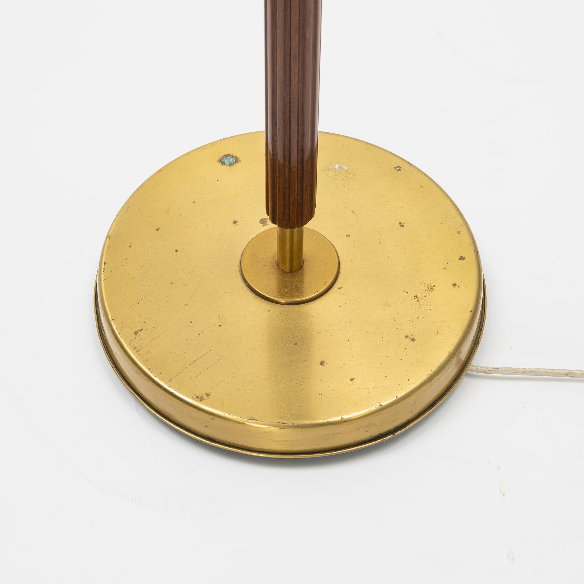 A floor lamp, mid-20th century.