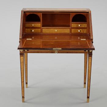 SEKRETÄR, gustaviansk stil, omkring 1900-talets mitt.