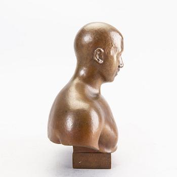 Johannes Collin, a signed and dated bronze figurine 1924.