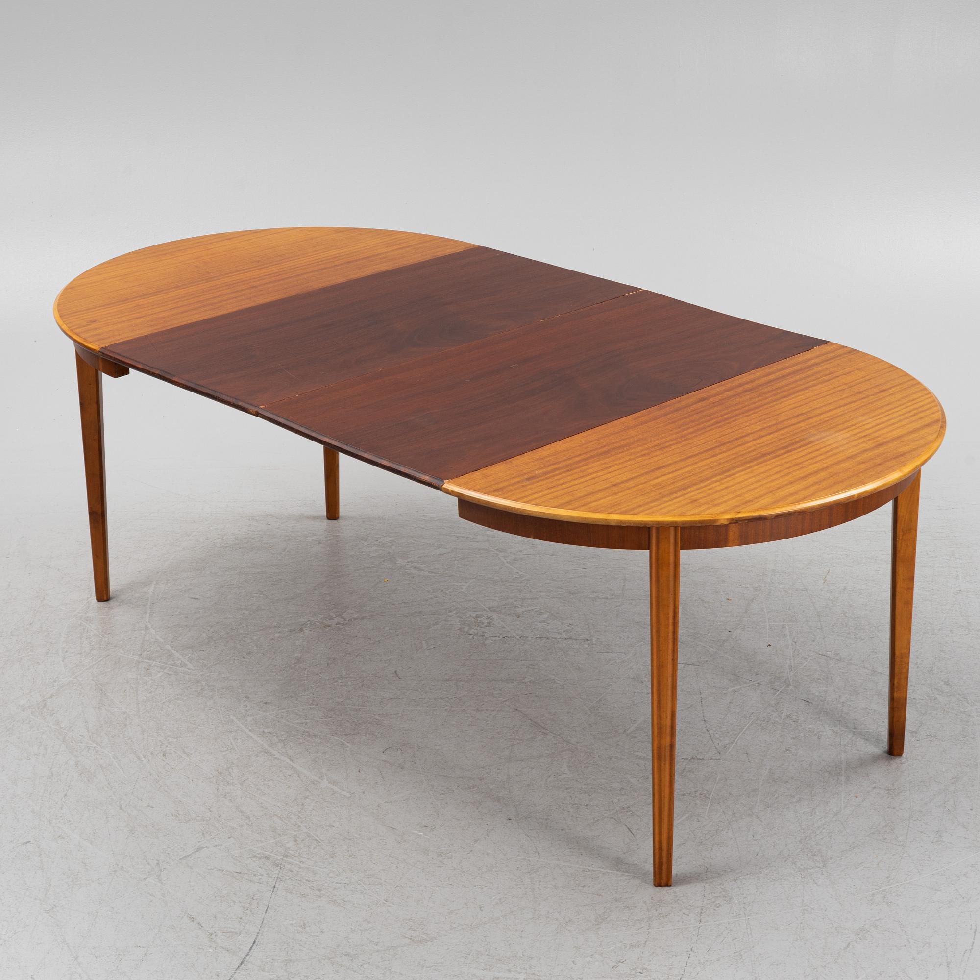 Matbord, 1900-talets mitt.