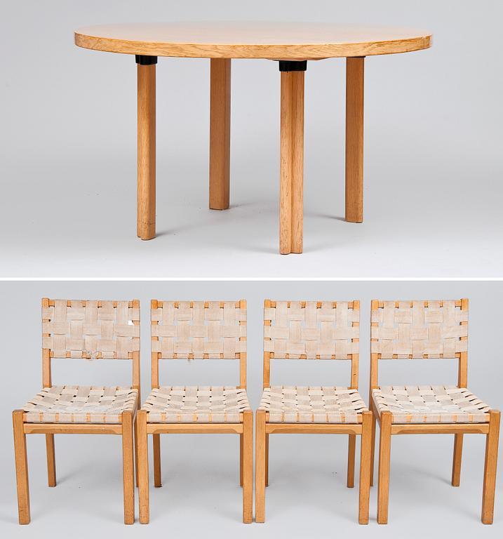Alvar Aalto, BORD OCH 4 STOLAR.