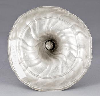 LJUSSTAKE, tenn, rokokostil, tidigt 1900-tal.