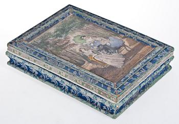 SPELMARKER, pärlemor, 1800/1900-tal.