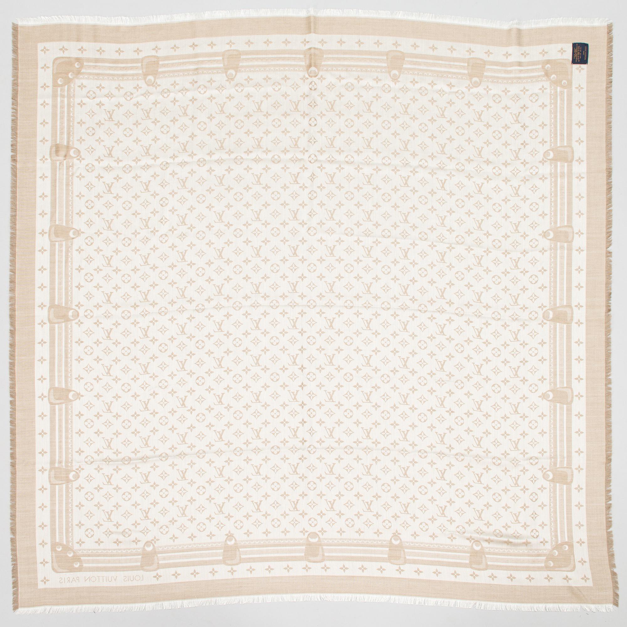 Louis Vuitton, "Studdy Denim Monogram Shawl", huivi.