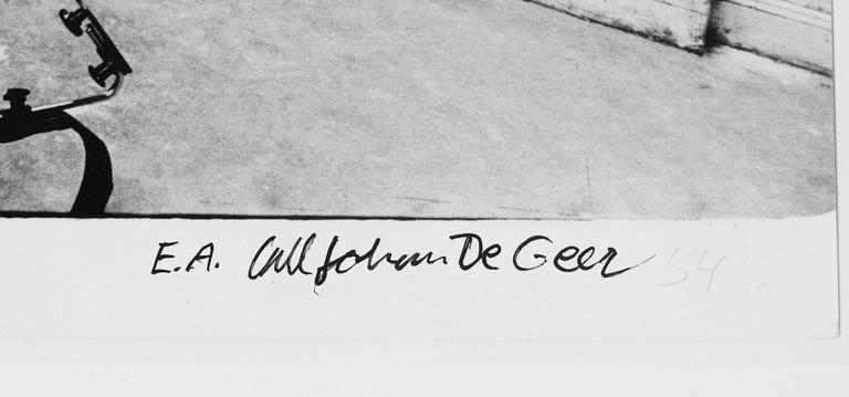 Carl Johan De Geer, "Tårtan 1972 Janos, Frasse and Hilding".