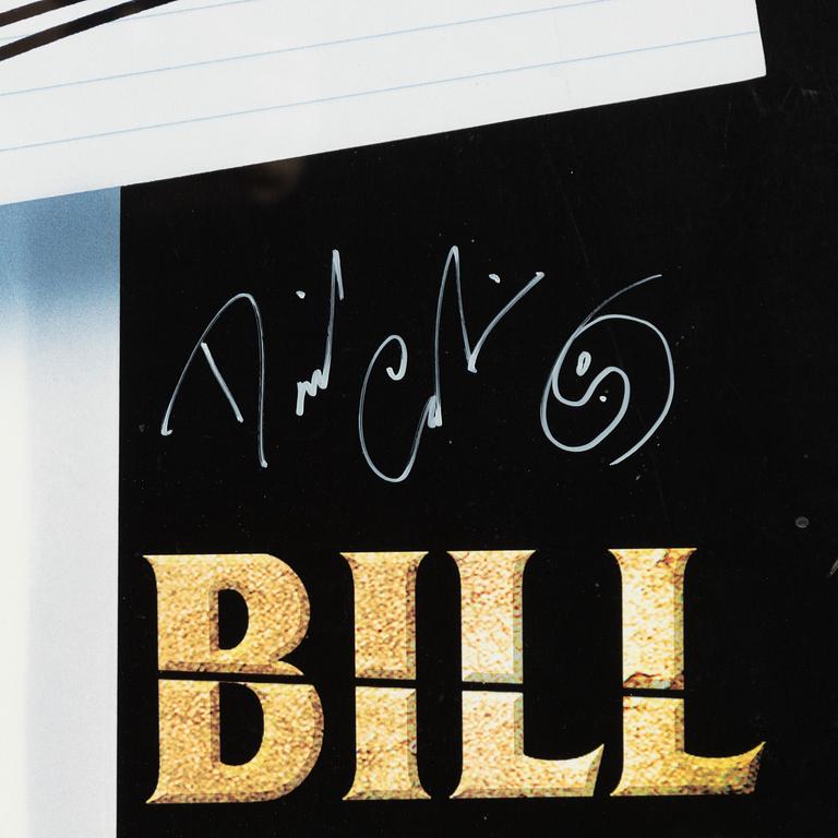 A signed film poster, 'Kill Bill Vol 2'.