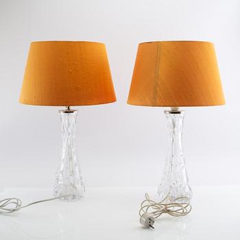 Carl Fagerlund, Table lamps, a pair, late 20th century.