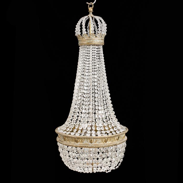 TAKKRONA, Louis XVI-stil, 1900-tal. Höjd ca 110cm.