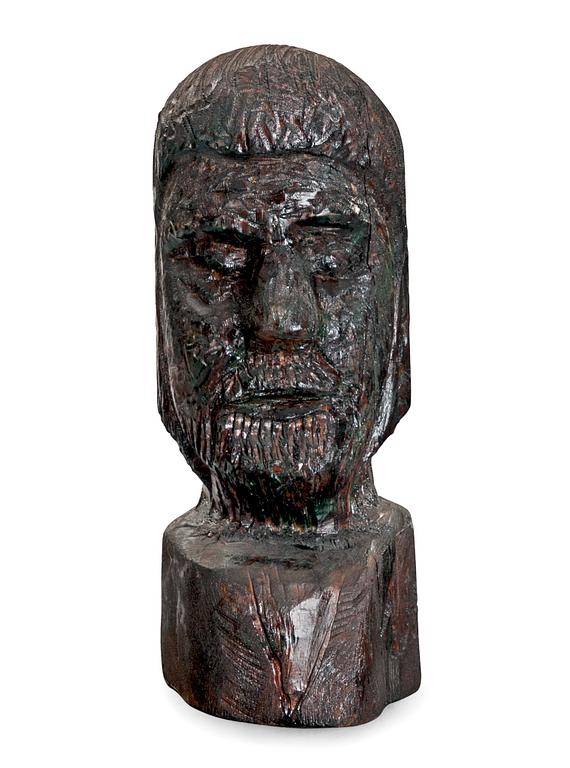 ALPO JAAKOLA, puuveistos, signeerattu ja päivätty -77.