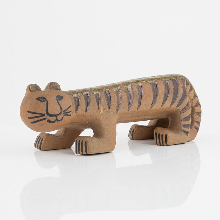 Lisa Larson, a 'Tiger' stoneware figurine from the 'Afrika' series, Gustavsberg.