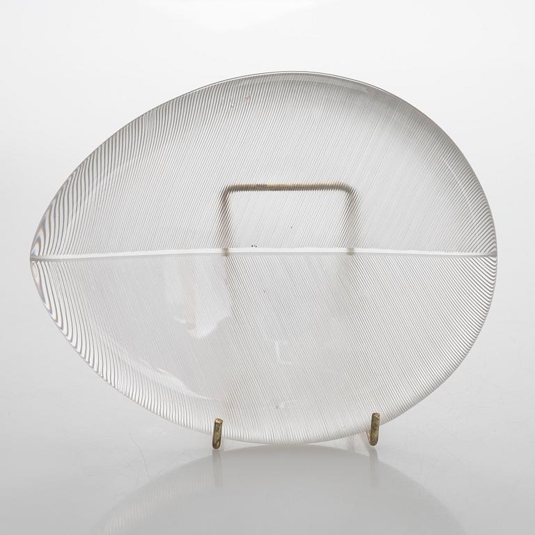 Tapio Wirkkala, malja, "Lehti", signeerattu Tapio Wirkkala Iittala -57.