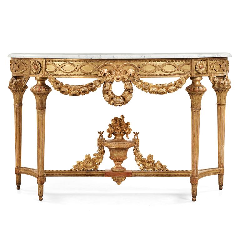 KONSOLBORD, gustavianskt stockholmsarbete, 1780-tal.