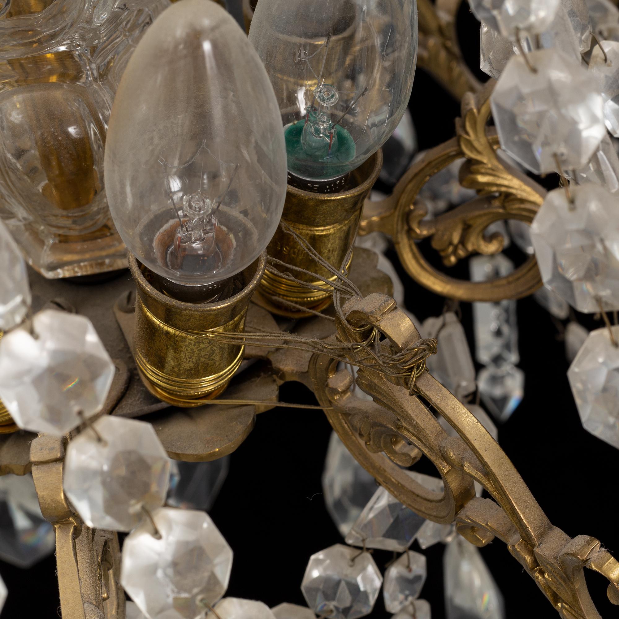 A late 19th Century chandelier.