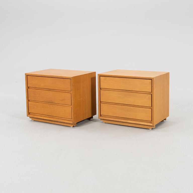 Pair of bedside tables late 20th century.