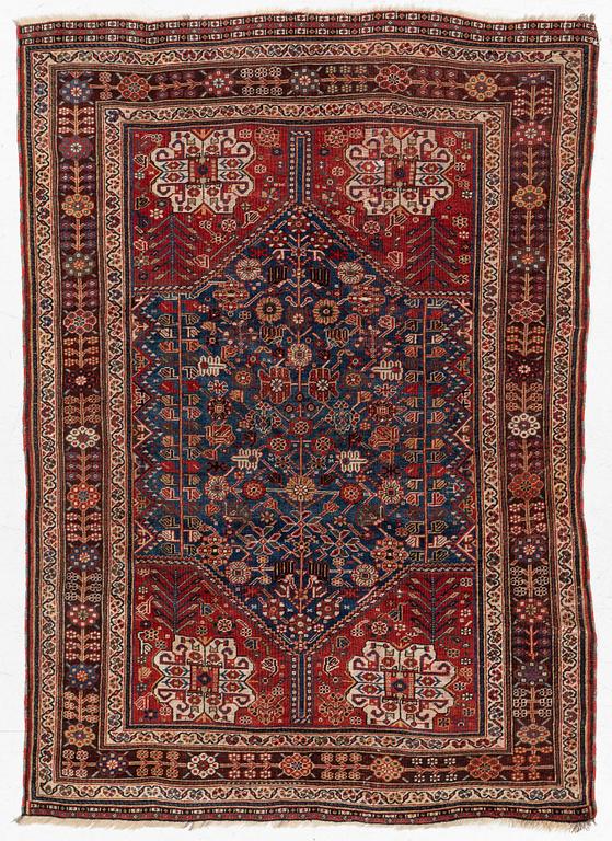 Matta, antik Qashqai, sydöstra Iran, ca 199 x 138 cm.