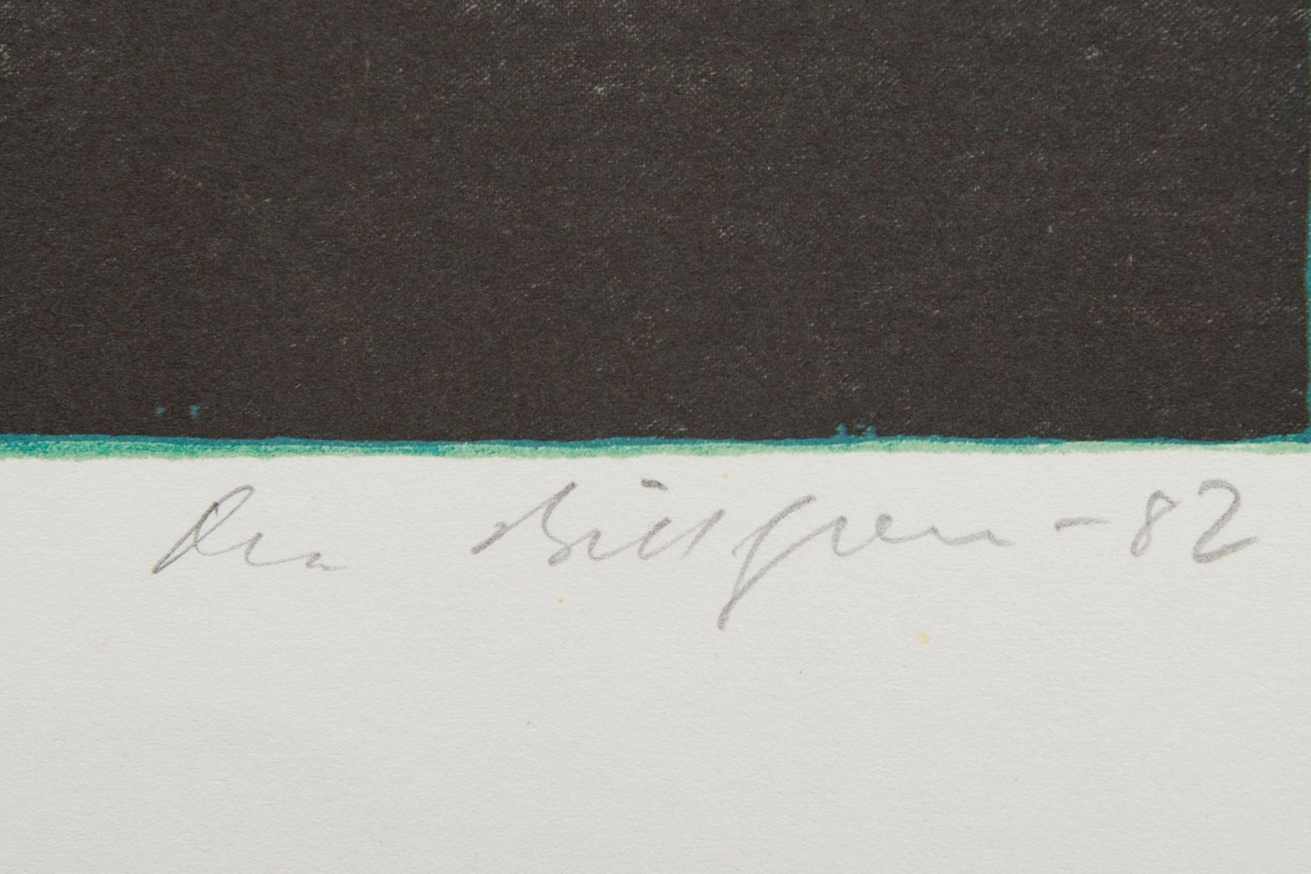 Ola Billgren, färglitografi, signerad -82 EA.