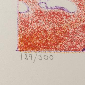 Erik Olson, 'En sökares vandring', folder with colour lithographs, 3 works, including book and catalogue.