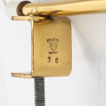 Bordslampor, ett par, Bröderna Johansson Autometall, Skellefteå, 1960-tal.