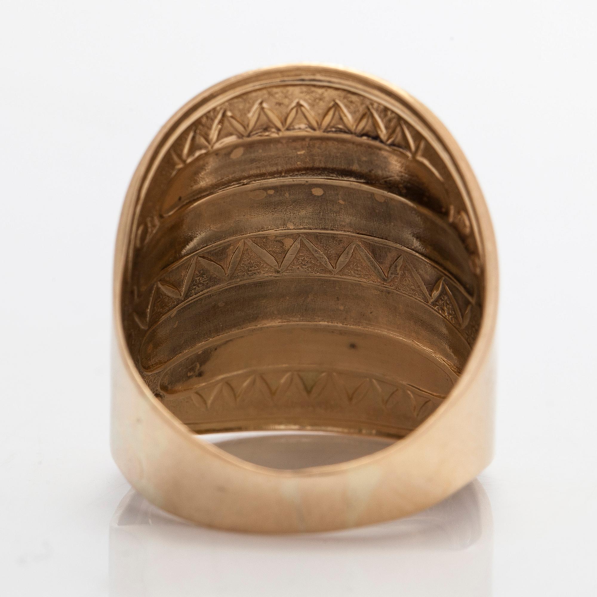 Kalevala Koru, a "Ring from Perniö", 14K gold, Helsinki 2000.