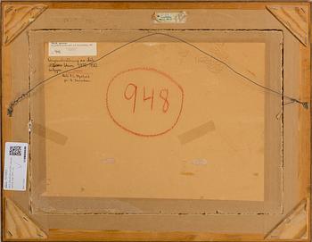 NILS NILSSON SKUM, olja på pannå, sign 1941.