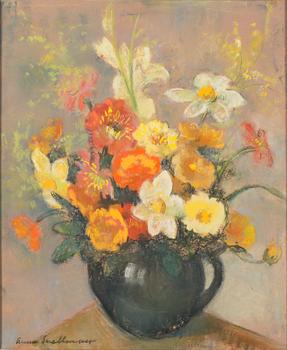 Anna Snellman, Still life with flowers.
