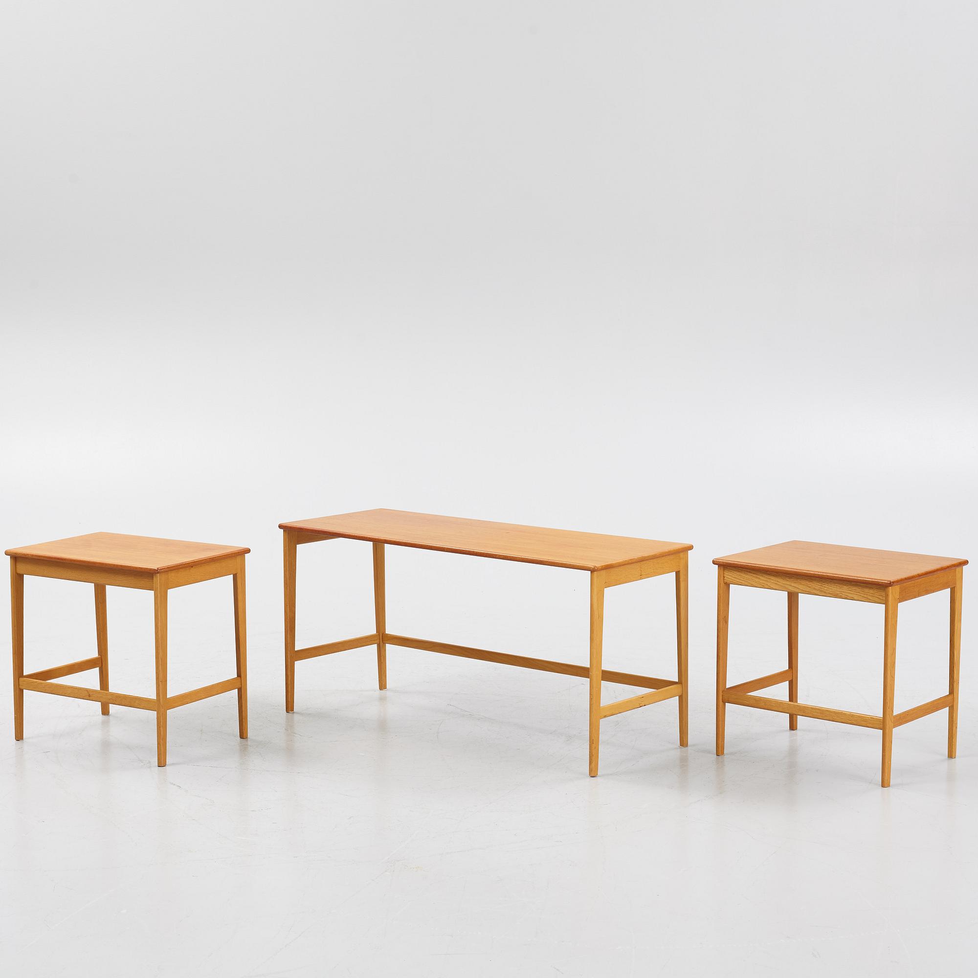 Satsbord, tre delar, AB Nybrofabriken, 1960-tal.