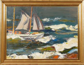 FOLKE PERSSON, oil on canvas, signed.